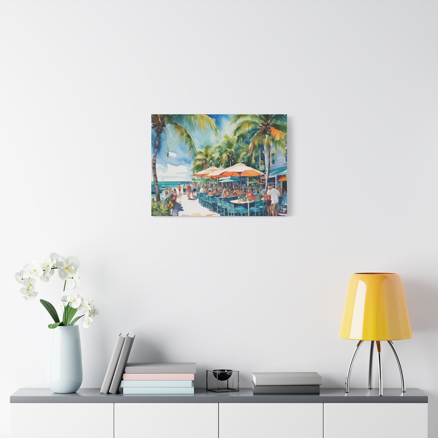 Key West Vibe, Coastal Canvas Painting, 7 of many