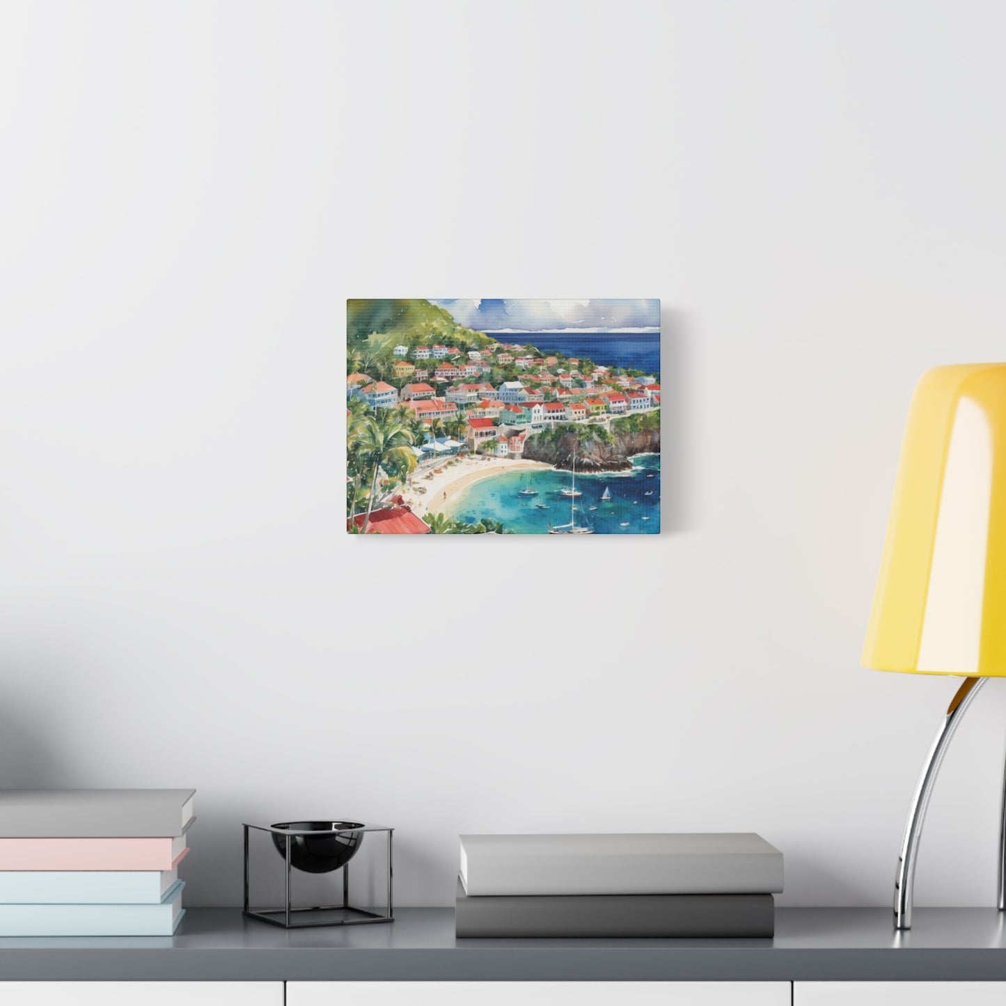 St. Barts Coastal Vibe, Canvas Painting, 5 of many