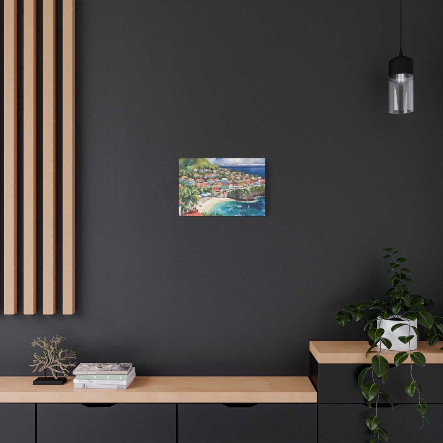 St. Barts Coastal Vibe, Canvas Painting, 5 of many