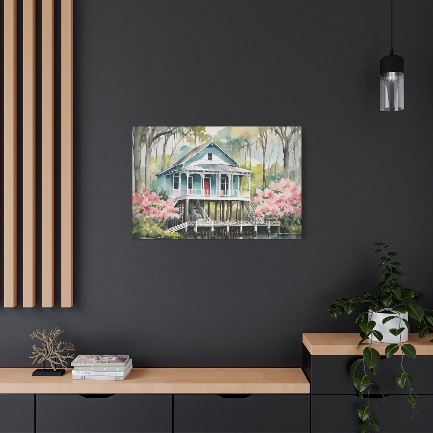 North Florida River Vibe, Watercolor Painting, 3 of many