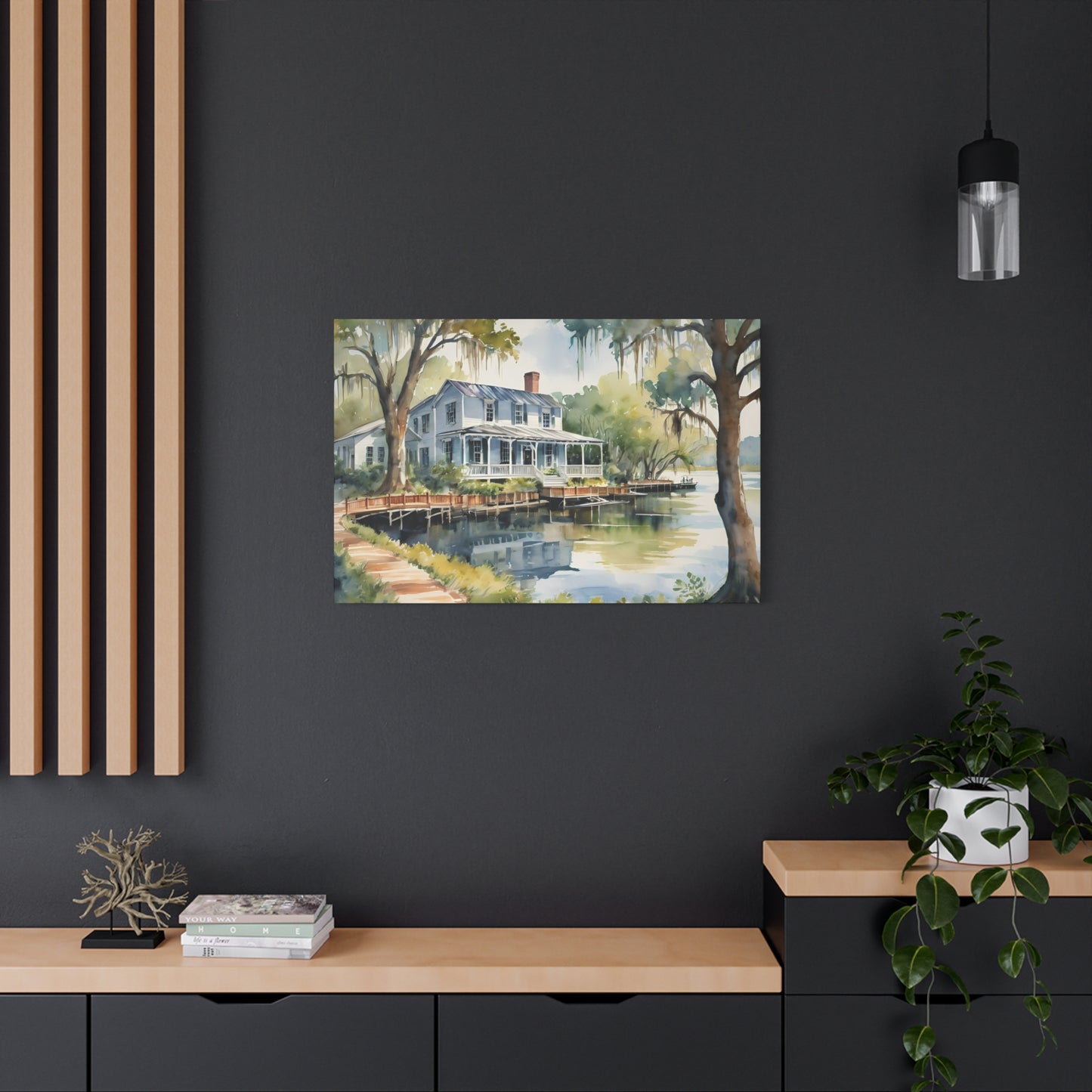 North Florida River Vibe, Watercolor Painting, 12 of many