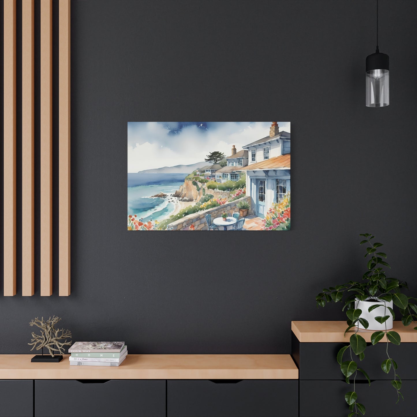 Carmel By The Sea Vibe, Watercolor Painting, 6 of many