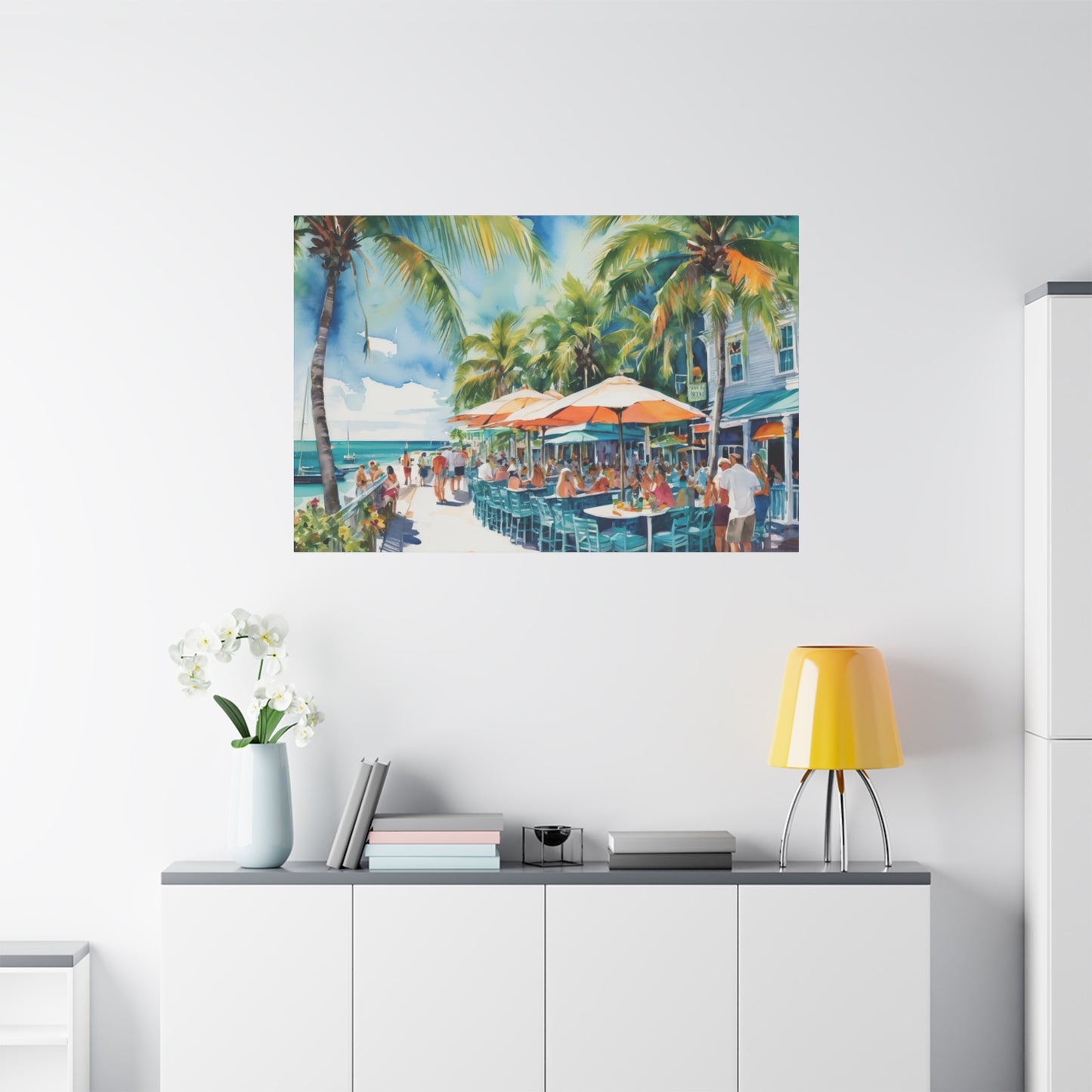 Key West Vibe, Coastal Canvas Painting, 7 of many