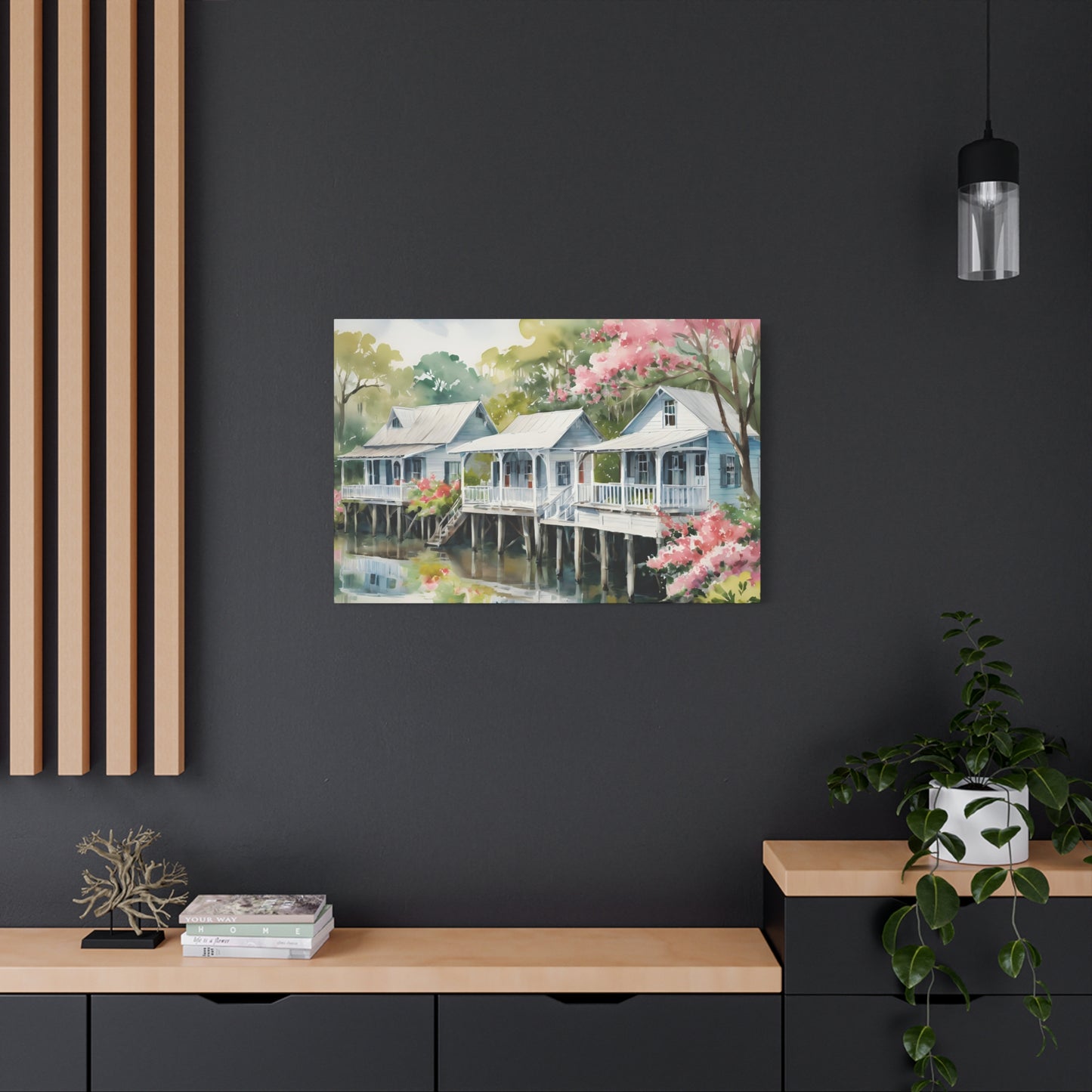 North Florida River Vibe, Watercolor Painting, 2 of many