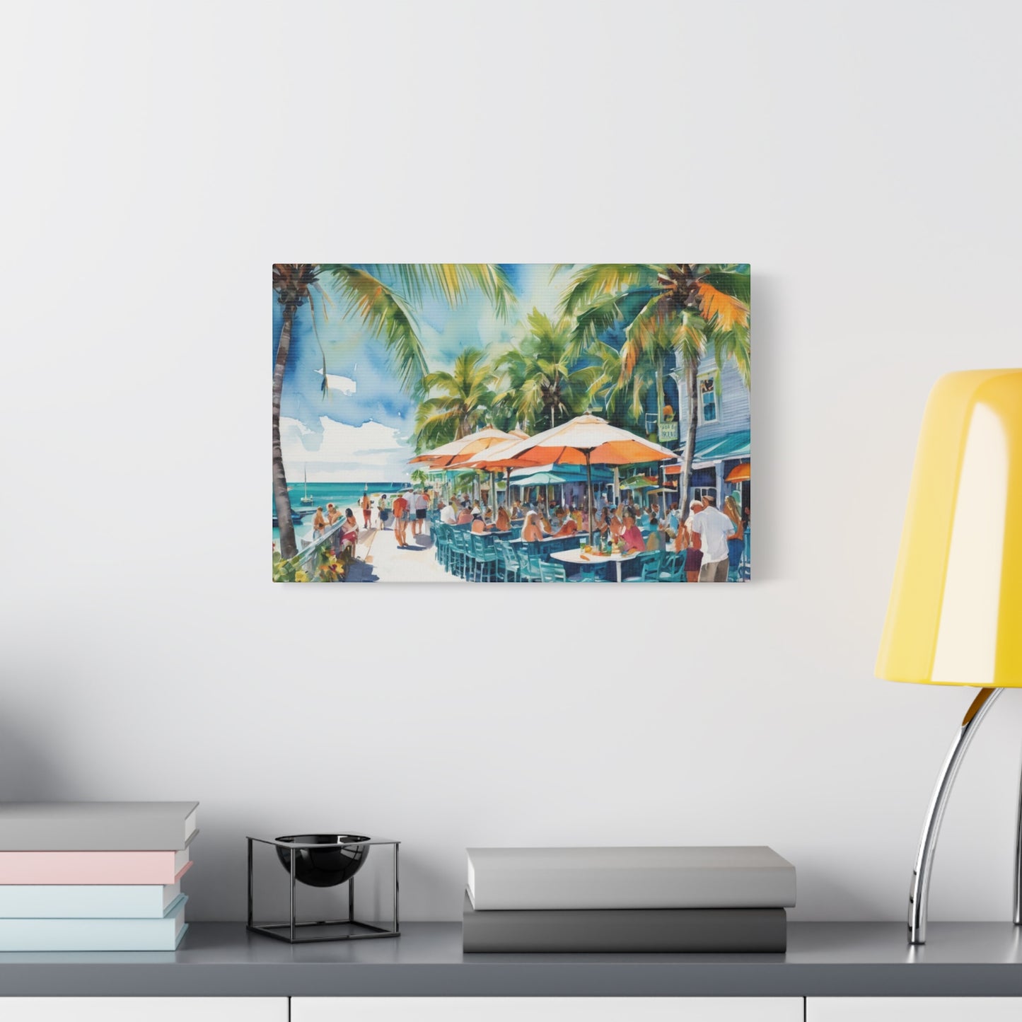 Key West Vibe, Coastal Canvas Painting, 7 of many