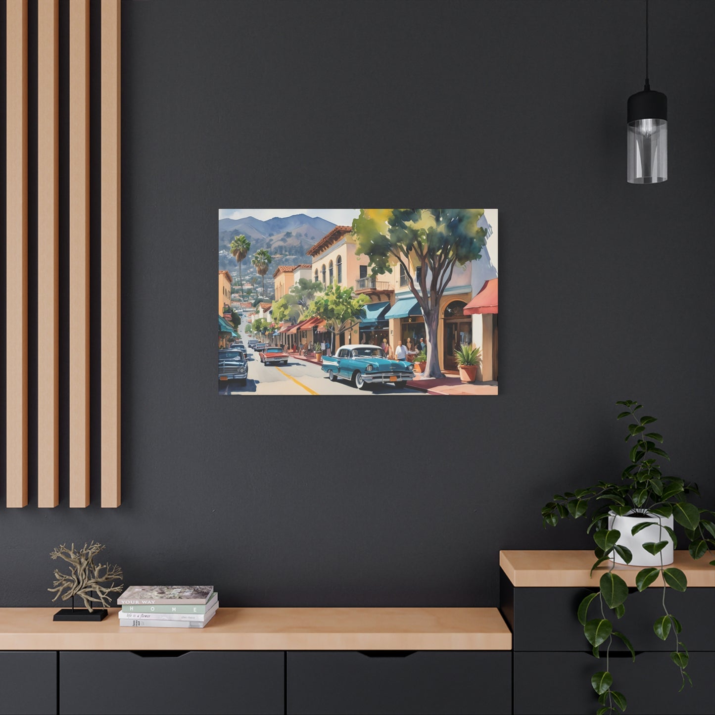 Santa Barbara Downtown, Santa Barbara Painting, 3 of many