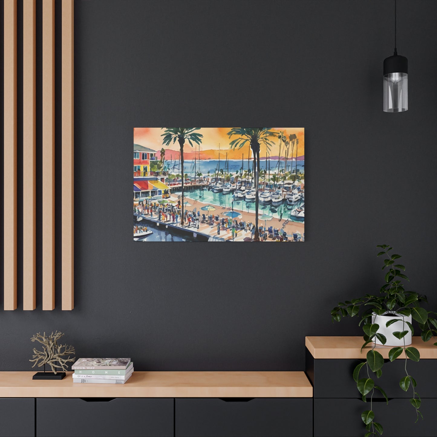 Santa Monica Waterfront, Santa Monica Painting, 5 of many