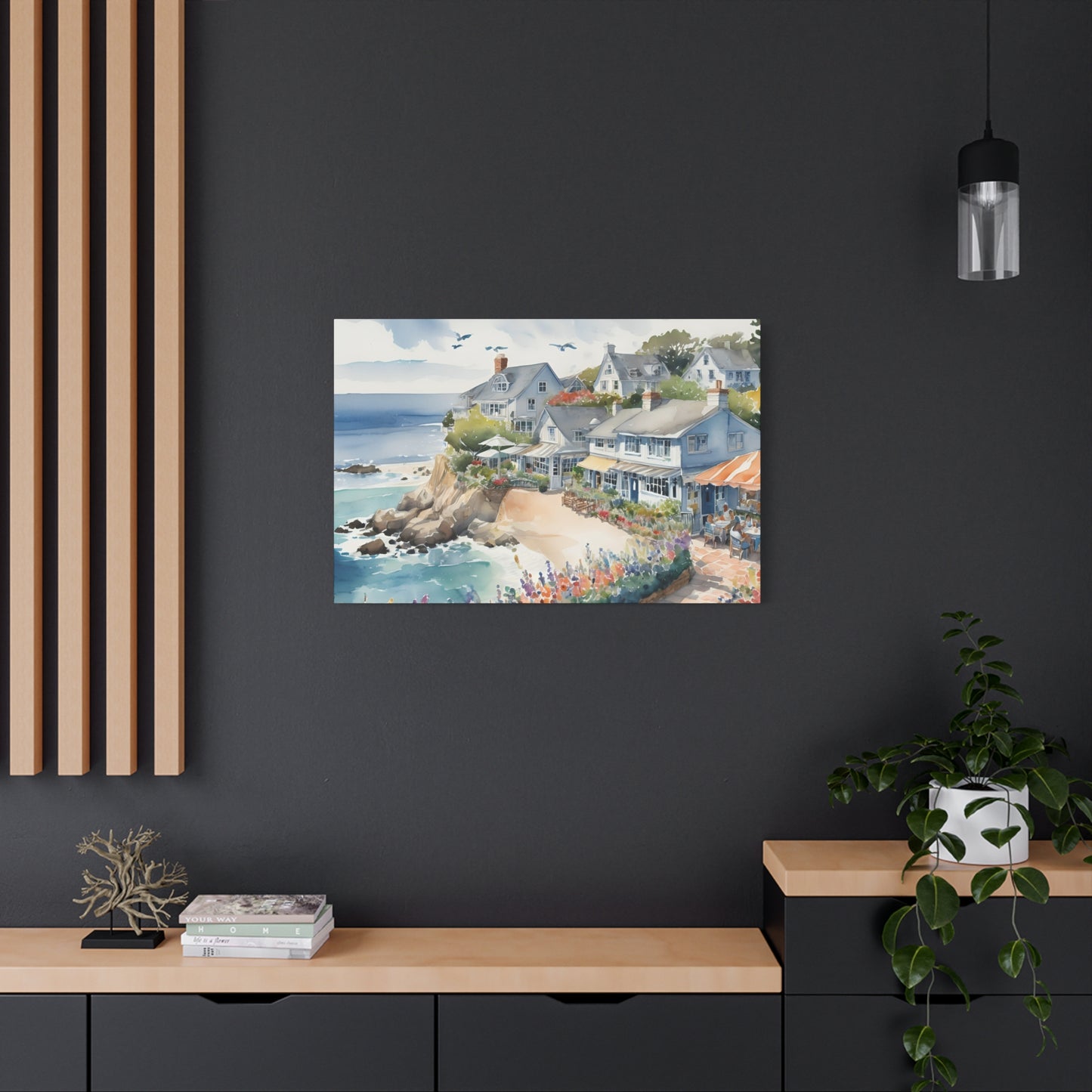 Carmel By The Sea Vibe, Watercolor Painting, 7 of many