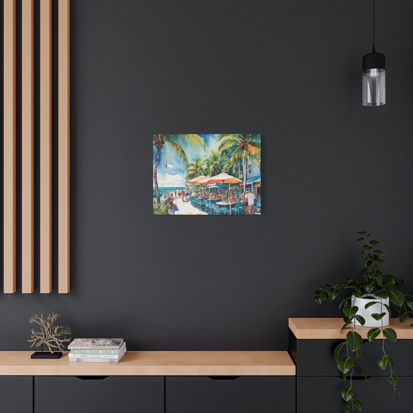 Key West Vibe, Coastal Canvas Painting, 7 of many