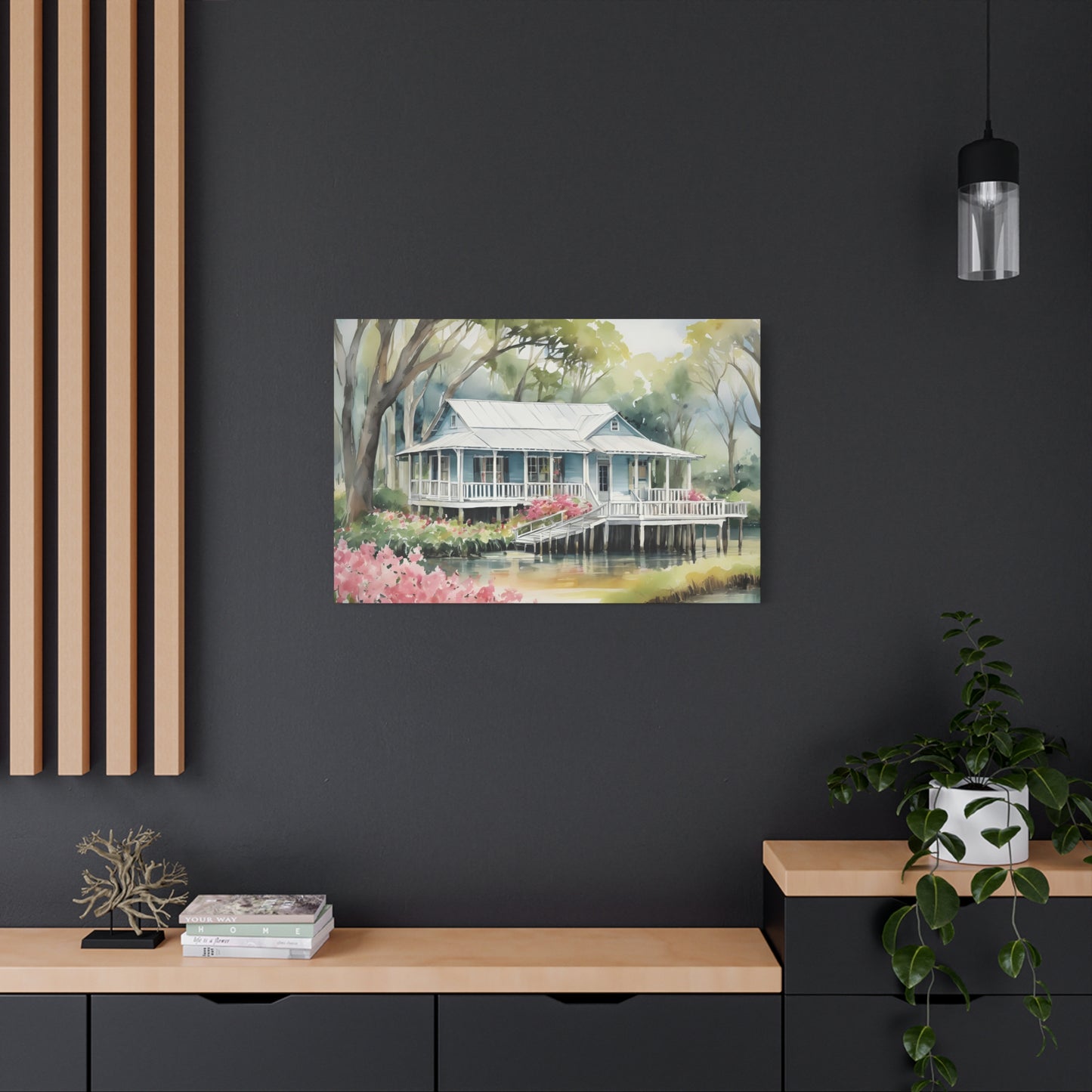 North Florida River Vibe, Watercolor Painting, 7 of many