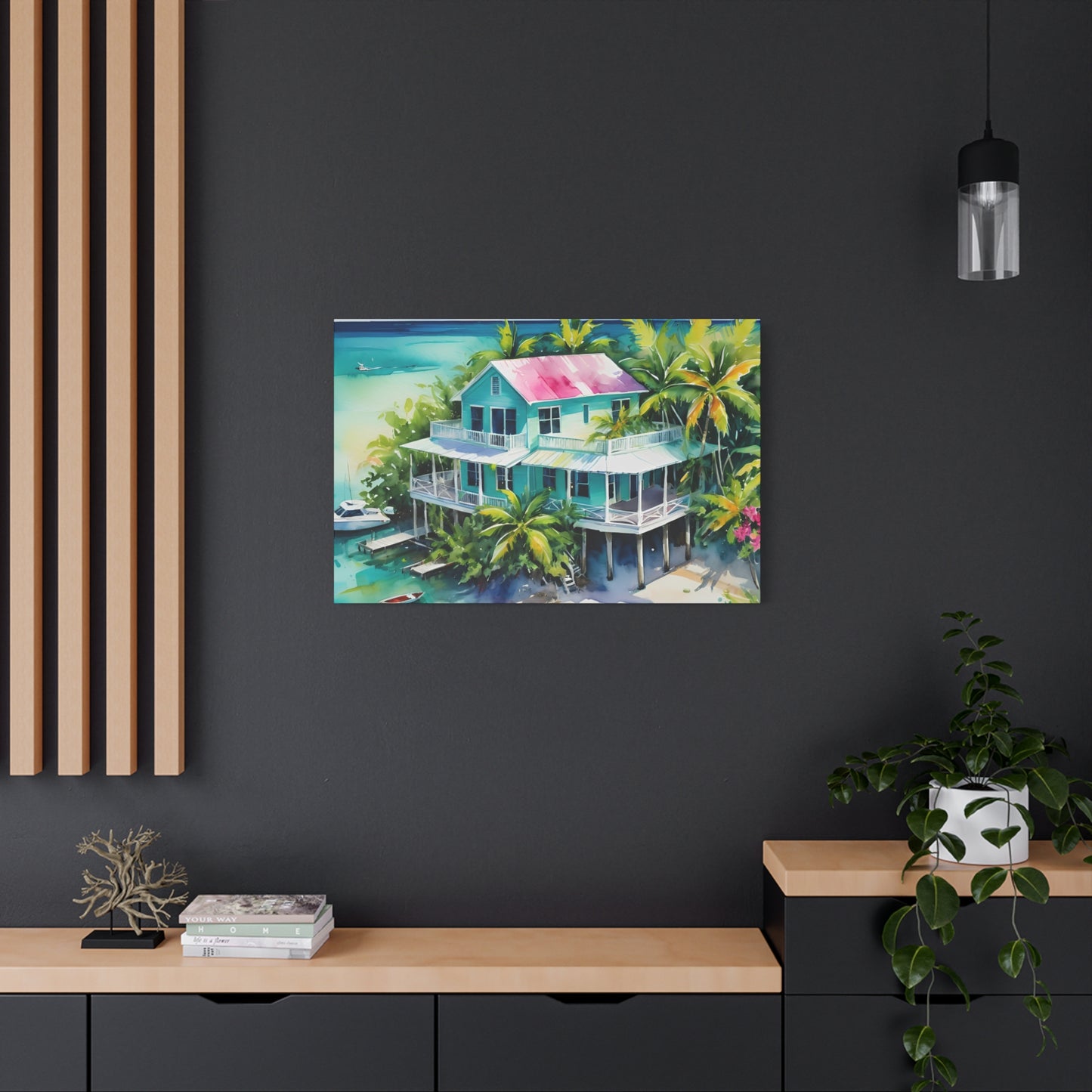 Key West Waterfront, Key West Watercolor Painting, 4 of many