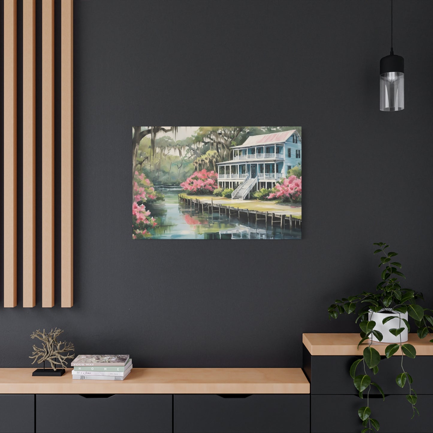 North Florida River Vibe, Watercolor Painting, 9 of many