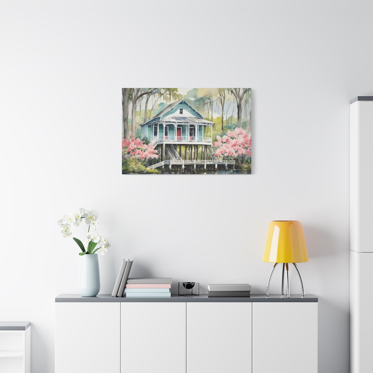 North Florida River Vibe, Watercolor Painting, 3 of many