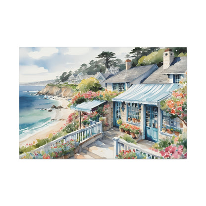 Carmel By The Sea Vibe, Watercolor Painting, 2 of many