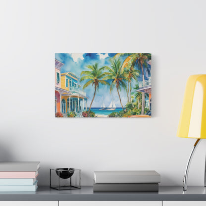 Key West Vibe, Coastal Canvas Painting, 5 of many