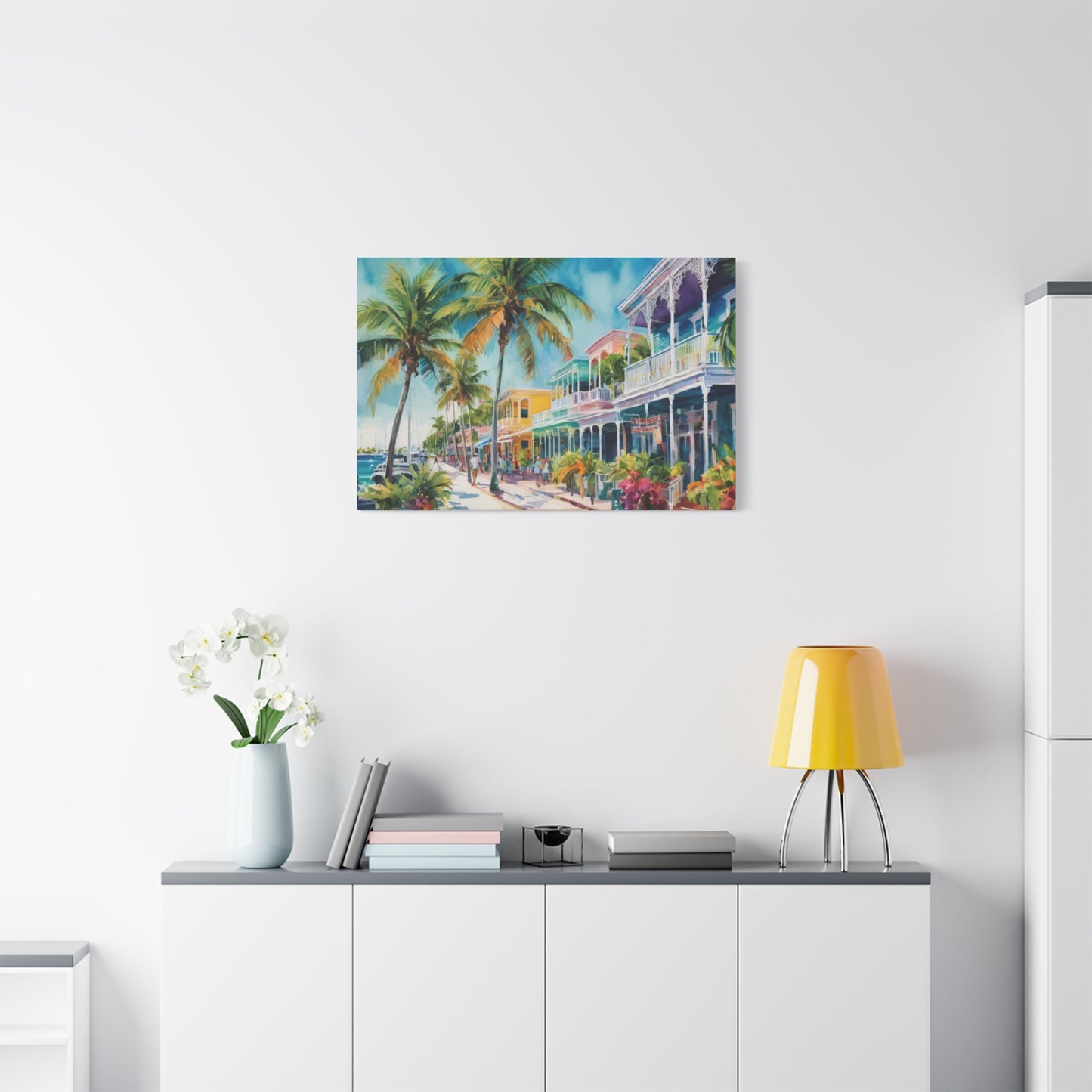 Key West Vibe, Coastal Canvas Painting, 4 of many