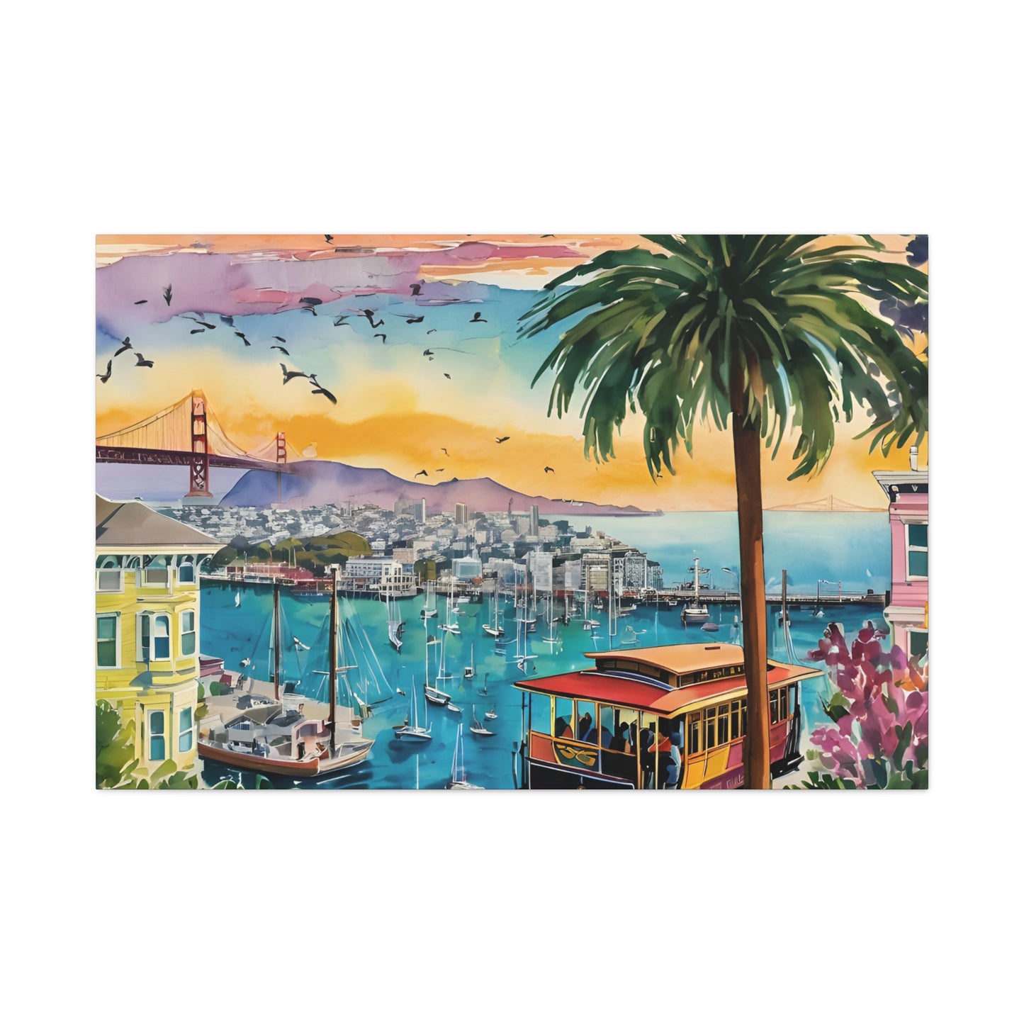 San Francisco Waterfront, San Francisco Painting, 1 of many