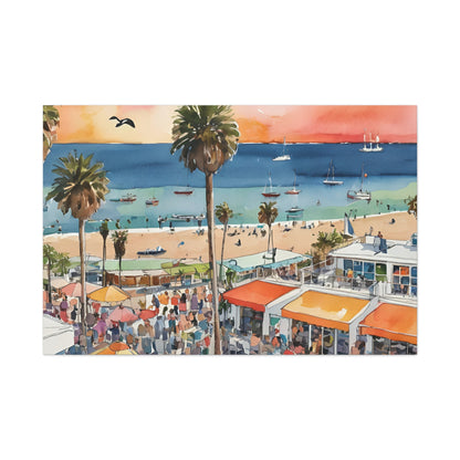 Santa Monica Waterfront, Santa Monica Painting, 7 of many