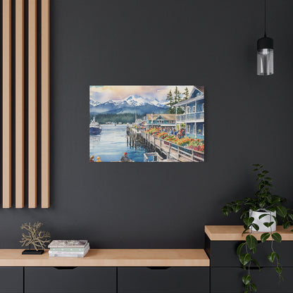 Alaska Coastal Vibe, Canvas Painting, 6 of many