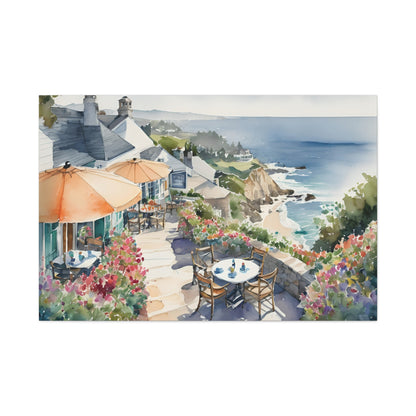 Carmel By The Sea Vibe, Watercolor Painting, 10 of many