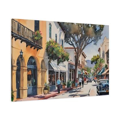 Santa Barbara Downtown, Santa Barbara Painting, 8 of many