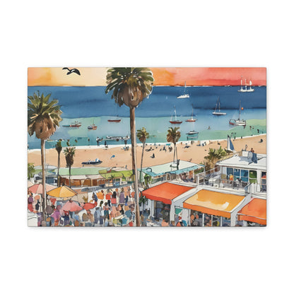 Santa Monica Waterfront, Santa Monica Painting, 7 of many