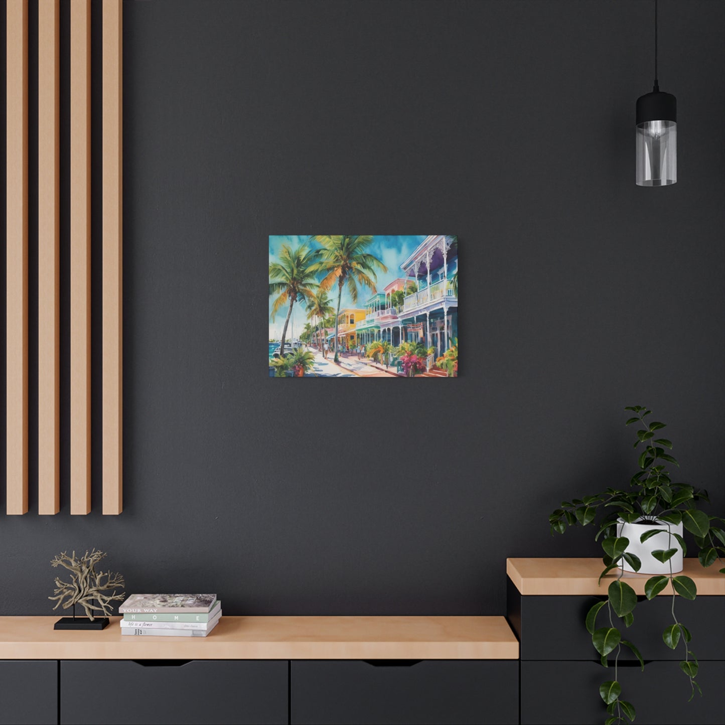 Key West Vibe, Coastal Canvas Painting, 4 of many