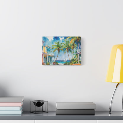 Key West Vibe, Coastal Canvas Painting, 5 of many