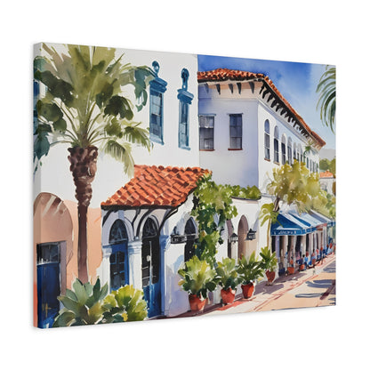 Santa Barbara Downtown, Santa Barbara Painting, 2 of many