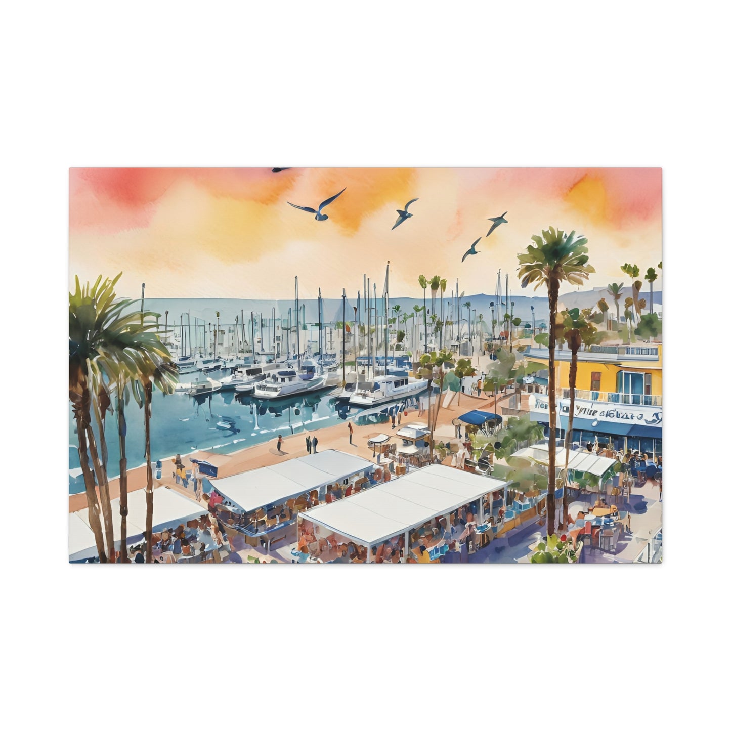 Santa Monica Waterfront, Santa Monica Painting, 8 of many