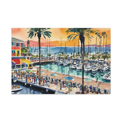 Santa Monica Waterfront, Santa Monica Painting, 5 of many