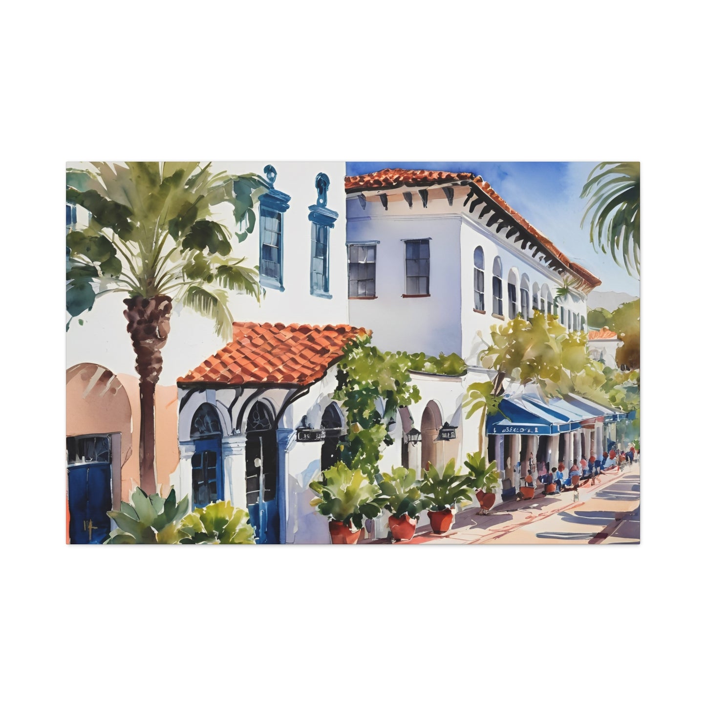 Santa Barbara Downtown, Santa Barbara Painting, 2 of many