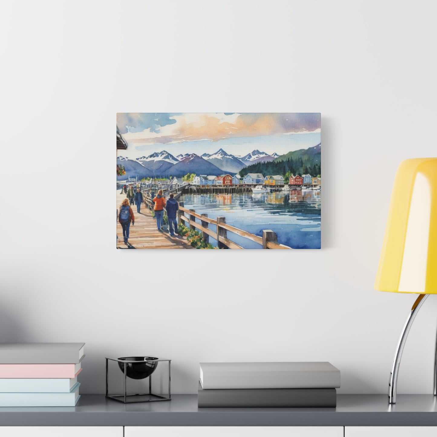 Alaska Coastal Vibe, Canvas Painting, 4 of many