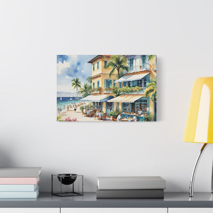 Palm Beach Waterfront, Palm Beach Watercolor Painting, 7 of many