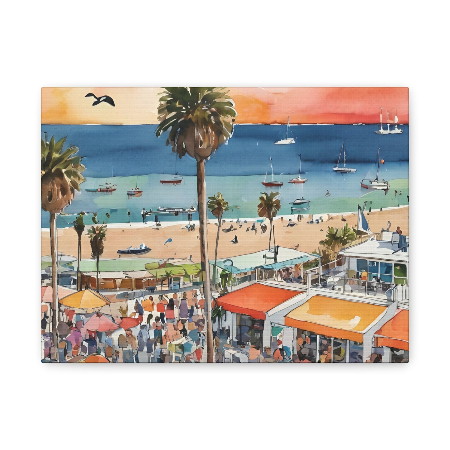 Santa Monica Waterfront, Santa Monica Painting, 7 of many