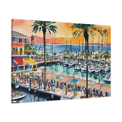 Santa Monica Waterfront, Santa Monica Painting, 5 of many