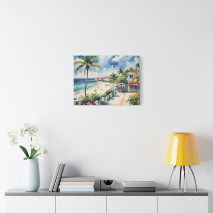 Palm Beach Waterfront, Palm Beach Watercolor Painting, 8 of many