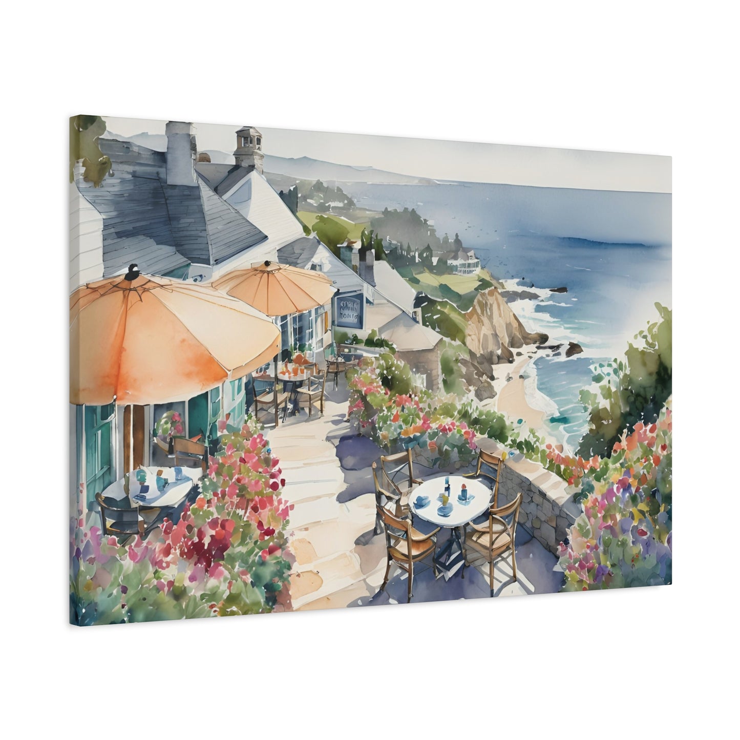 Carmel By The Sea Vibe, Watercolor Painting, 10 of many