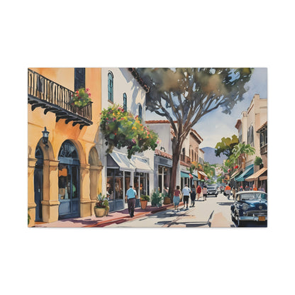 Santa Barbara Downtown, Santa Barbara Painting, 8 of many