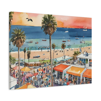 Santa Monica Waterfront, Santa Monica Painting, 7 of many