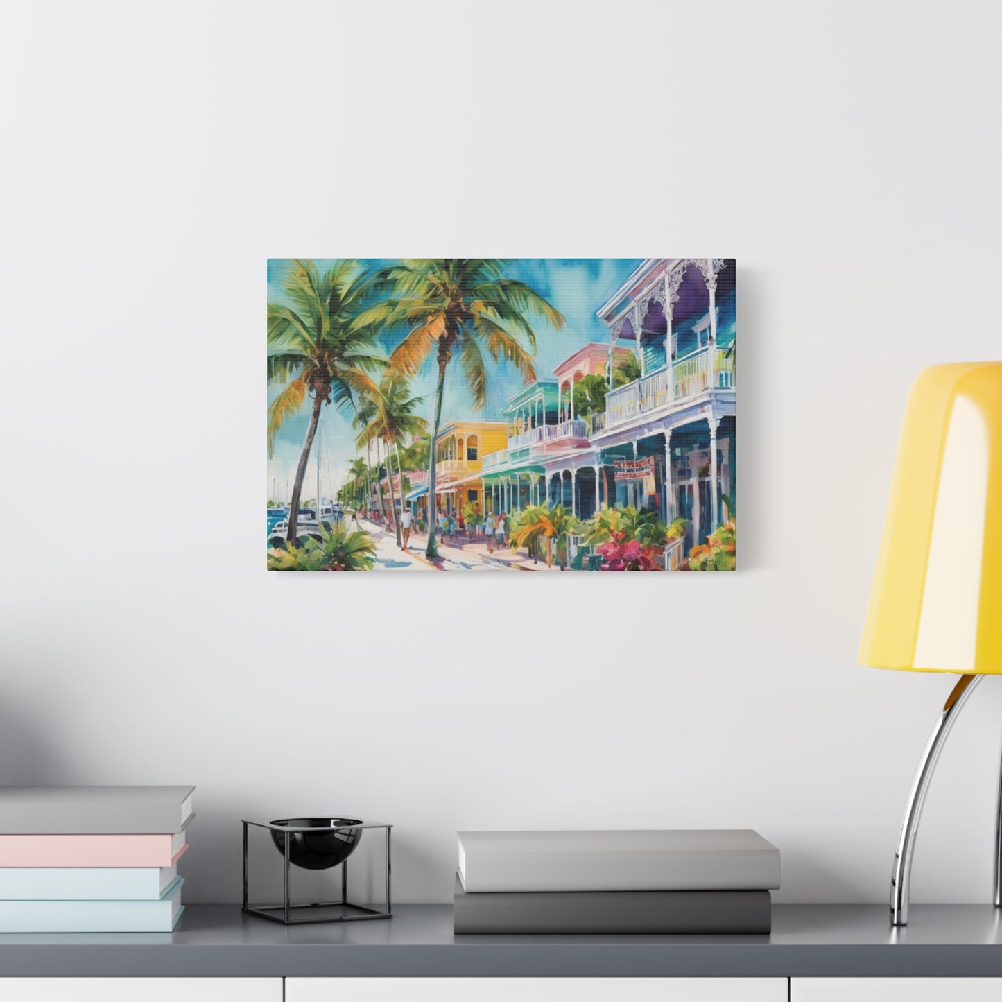 Key West Vibe, Coastal Canvas Painting, 4 of many