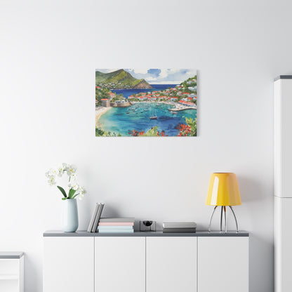 St. Barts Coastal Vibe, Canvas Painting, 8 of many