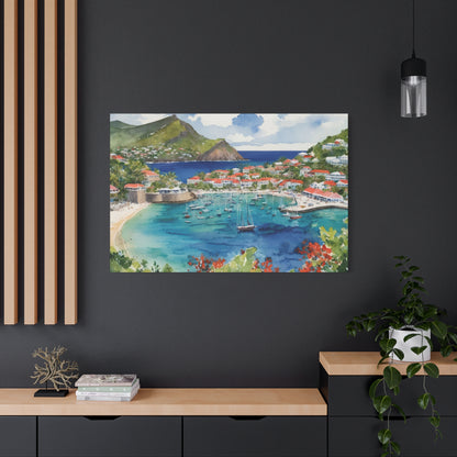 St. Barts Coastal Vibe, Canvas Painting, 8 of many