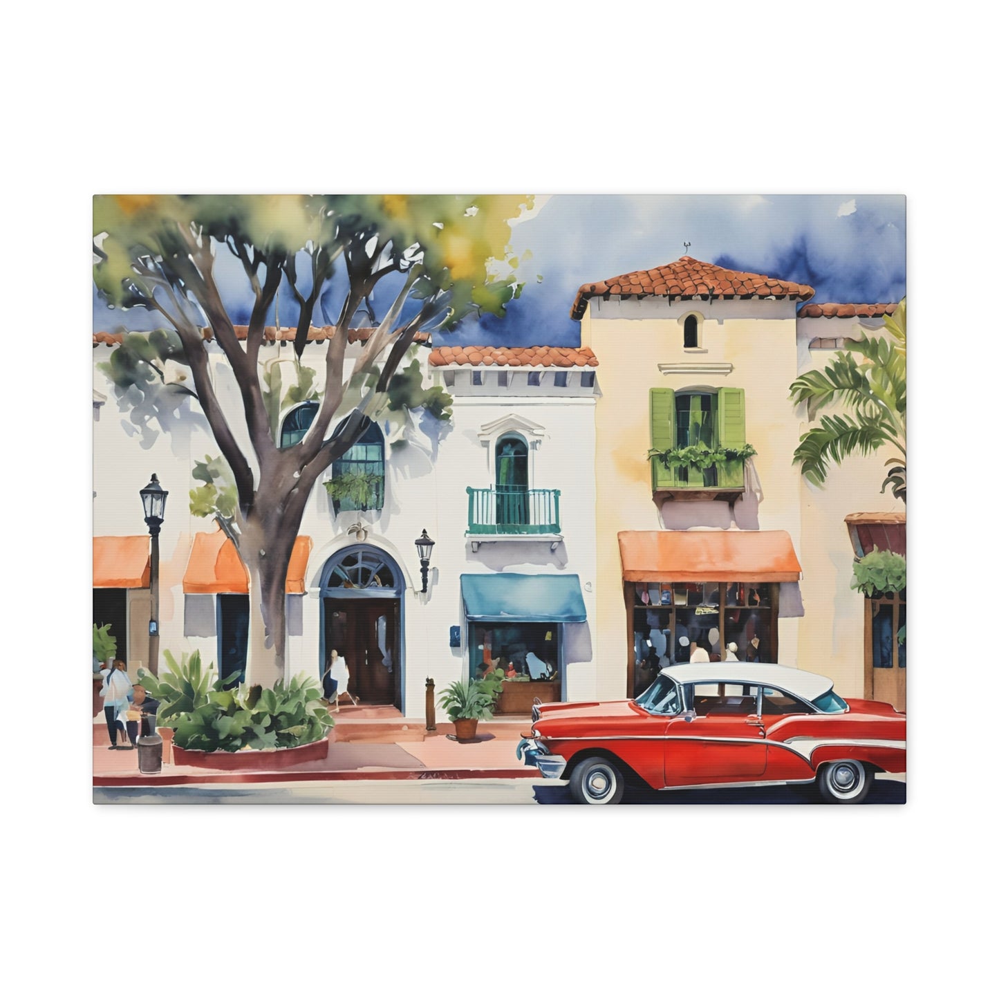 Santa Barbara Downtown, Santa Barbara Painting, 4 of many