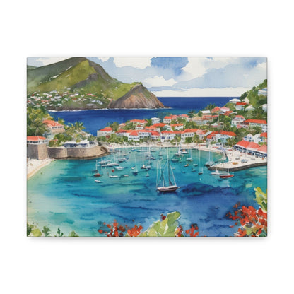 St. Barts Coastal Vibe, Canvas Painting, 8 of many