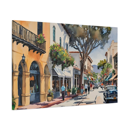 Santa Barbara Downtown, Santa Barbara Painting, 8 of many