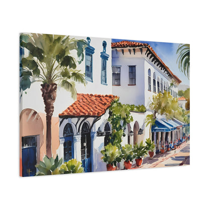 Santa Barbara Downtown, Santa Barbara Painting, 2 of many