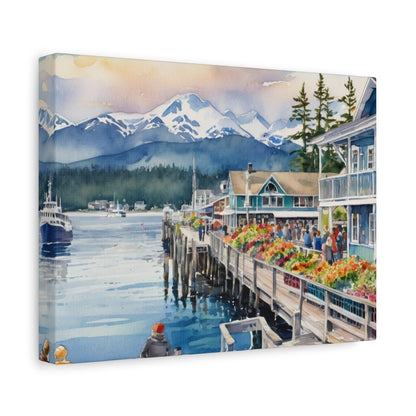 Alaska Coastal Vibe, Canvas Painting, 6 of many