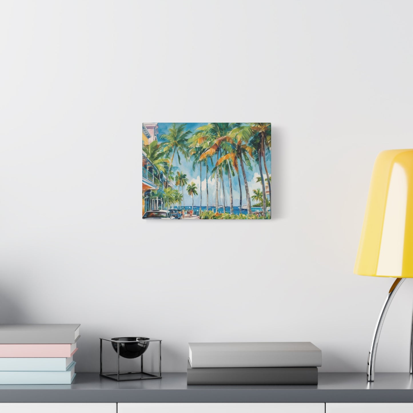 Key West Vibe, Coastal Canvas Painting, 3 of many