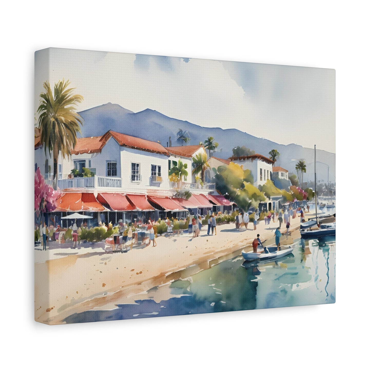 Santa Barbara Waterfront, California Painting, 8 of many